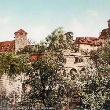 Historische Aufnahme der Kaiserburg | © trialsanderrors - flickr
