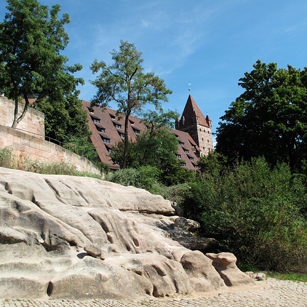  Am Ölberg mit Blick auf die Kaiserburg Nürnberg | © Dr. Stefan Böger